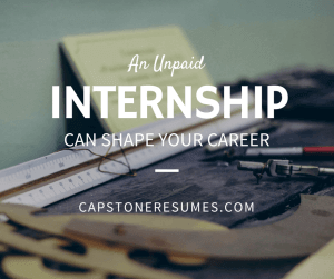 unpaid internship shapes your career