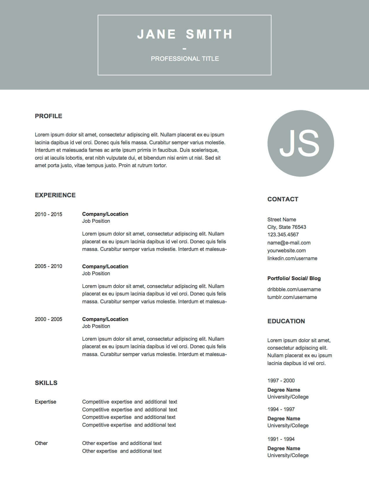 Design 1 Resume p.1