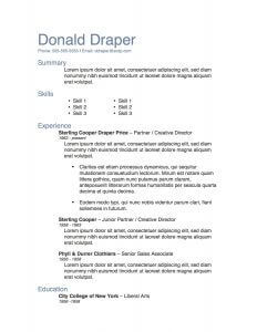 free resume design