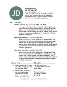 free resume templates