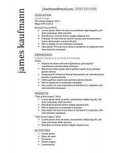 professional resume design