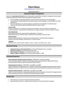 executive resume design