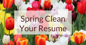 spring clean your resume