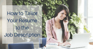 woman applying for job