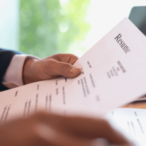 Resume demonstrating upsklilling.